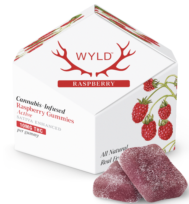 Wyld Gummies / Raspberry Sativa 10ct